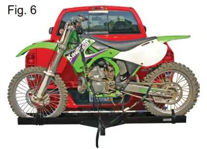 BLACK WIDOW PRO AMC 400 PRO Aluminum Motorcycle Carrier - ASSEMBLY 6