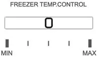 FIG 5 Freezer Temperature Control
