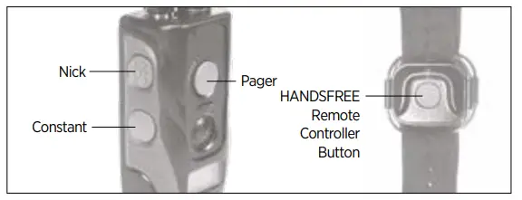 Dogtra ARC Handsfree 1-Dog System Only - Release all buttons