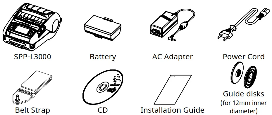 BIXOLON SPP L3000 Mobile Label Printer - Figure 1
