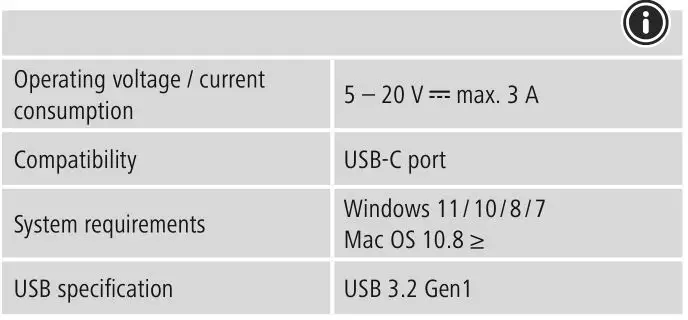 hama 00200117 USB Multiport - Technical Data