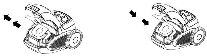 VYTRONIX RBC02 Bagged Vacuum Cleaner - REPLACING THE DUST BAG