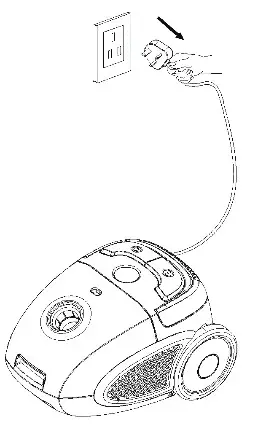 VYTRONIX RBC02 Bagged Vacuum Cleaner - USING THE VACUUM CLEANER 2