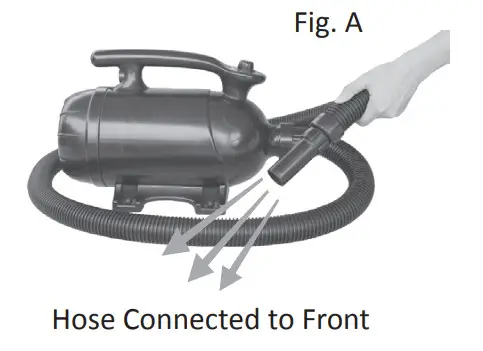 XPOWER Pro-At-Home Pet Dryer + Vacuum B-2 - DRYER OPERATION