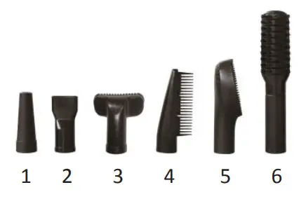 XPOWER Pro-At-Home Pet Dryer + Vacuum B-2 -Nozzles i