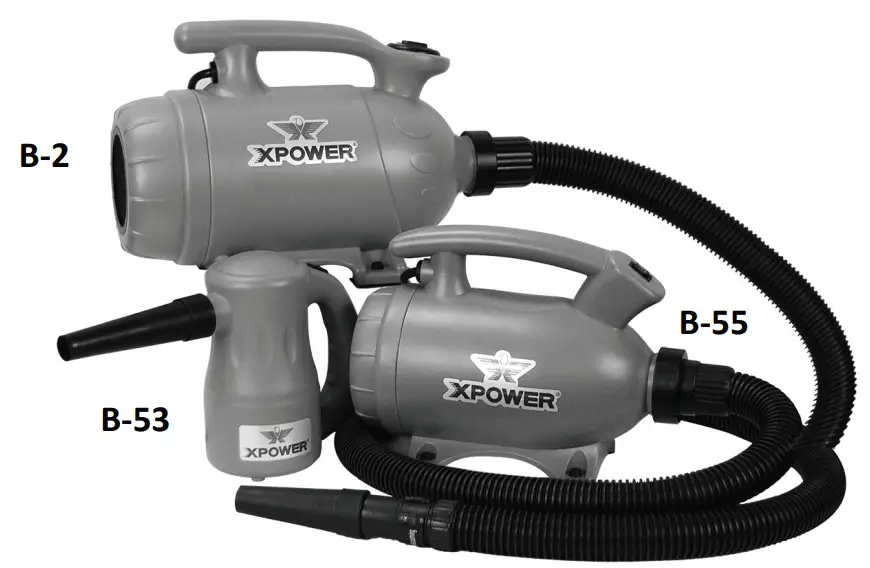 XPOWER Pro-At-Home Pet Dryer + Vacuum B-2 - XPOWER PET
