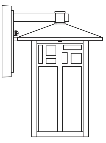 SIGNATURE HARDWARE Weaver 941500 Outdoor Wall Sconce