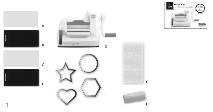 vaessen creative Cut Easy Mini Cutting and Embossing Machine - 2