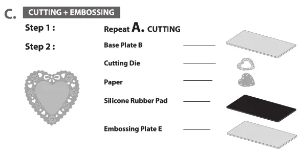 vaessen creative Cut Easy Mini Cutting and Embossing Machine - 7