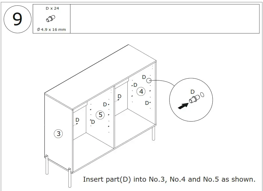 FUFU GAGA LJY KF250011 01 White-Drawer Standard Dresser - Product Overview 13