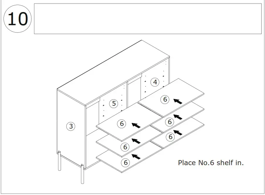 FUFU GAGA LJY KF250011 01 White-Drawer Standard Dresser - Product Overview 14