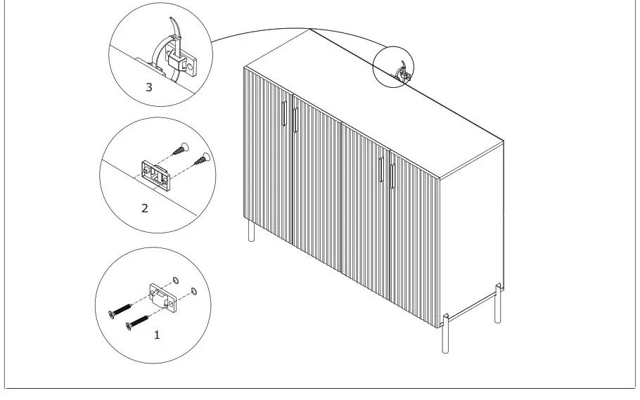 FUFU GAGA LJY KF250011 01 White-Drawer Standard Dresser - Product Overview 22