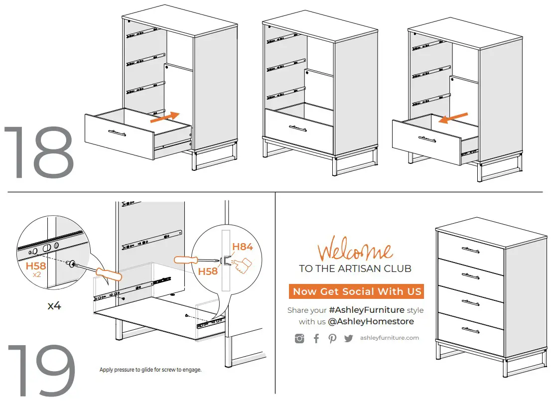 Home 10028210 Four Drawer CHEST - FIGURE 13