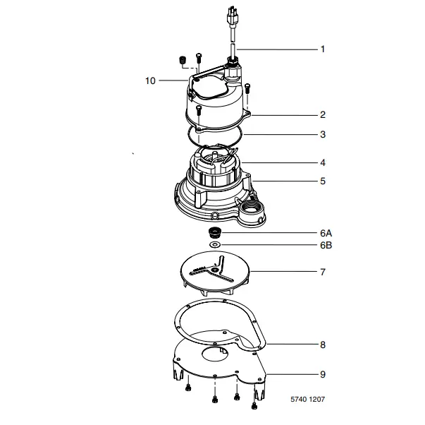 PENTAIR SHEF40 Submersible Effluent Pump - Figure 3