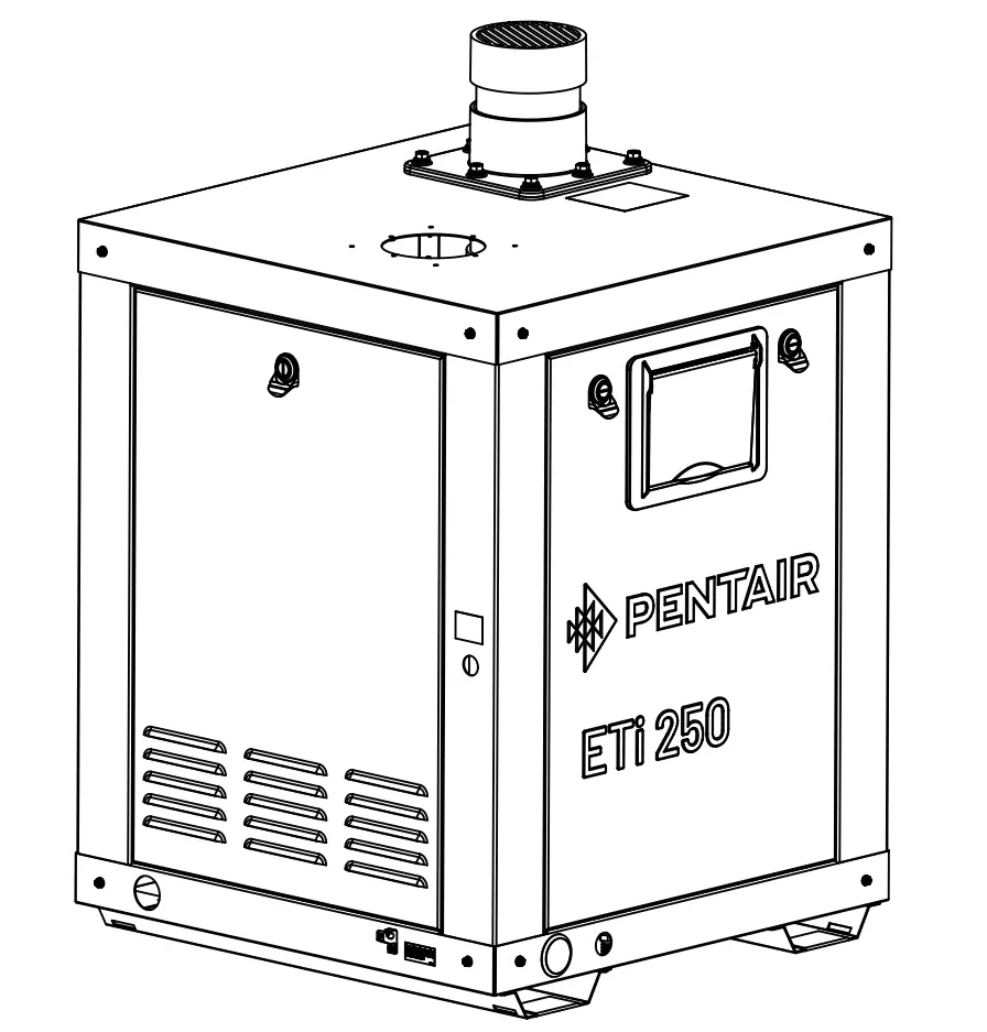PENTAIR 462057 ETi 250 High-Efficiency Pool and Spa Heater