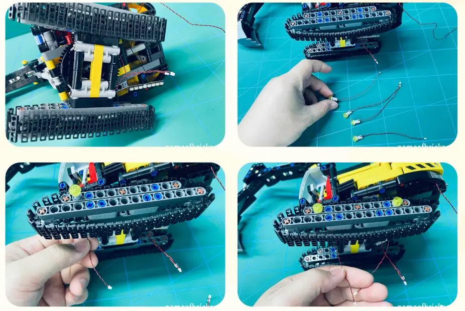 GAME OF BRICKS 42121 Light Kit for Heavy Duty Excavator - 17
