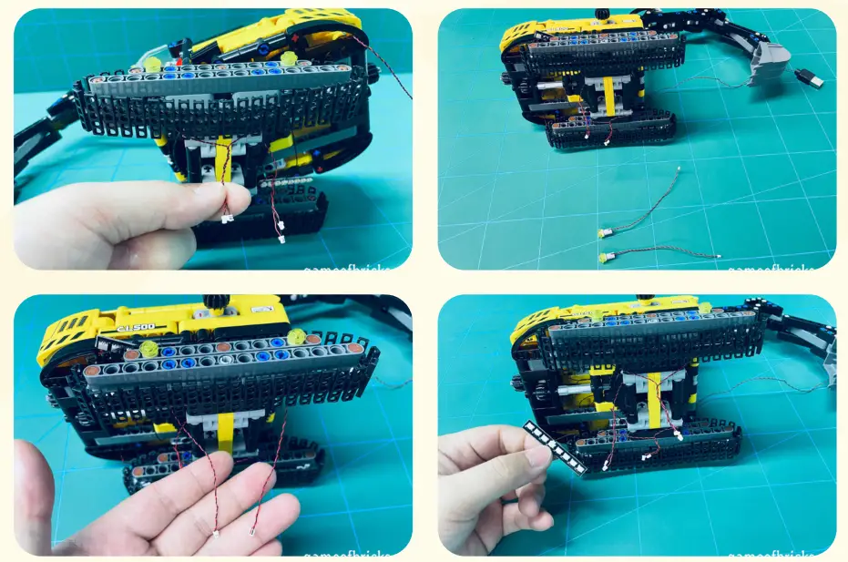 GAME OF BRICKS 42121 Light Kit for Heavy Duty Excavator - 18