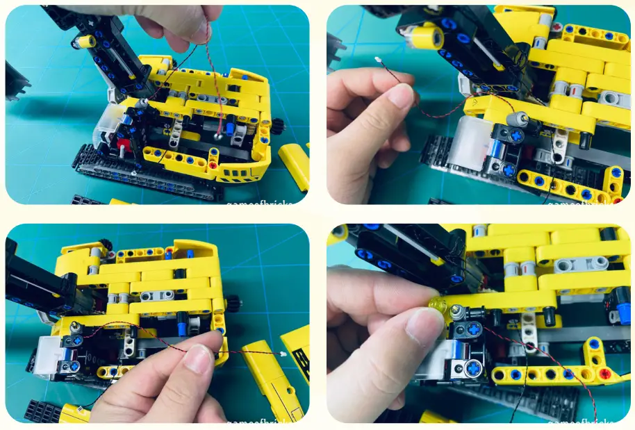 GAME OF BRICKS 42121 Light Kit for Heavy Duty Excavator - 5