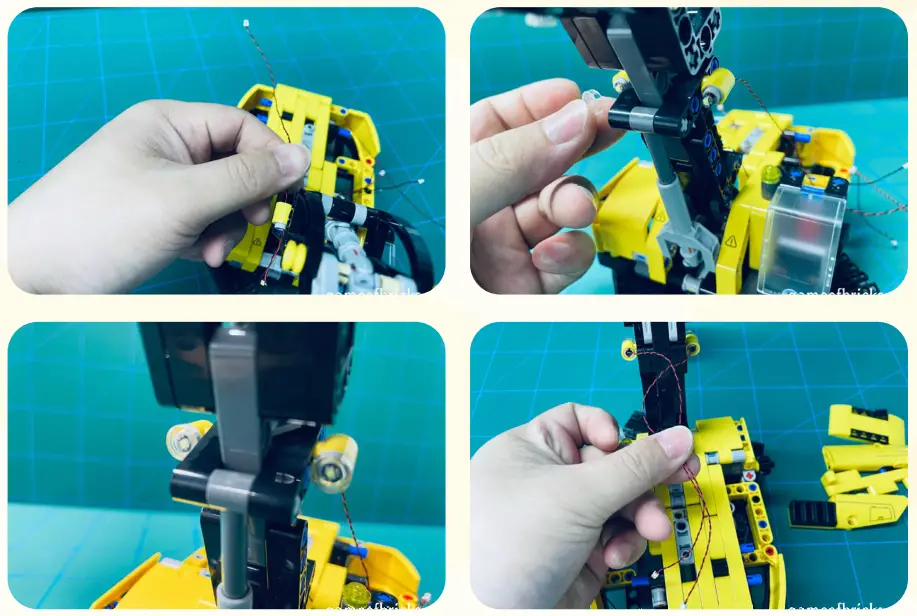 GAME OF BRICKS 42121 Light Kit for Heavy Duty Excavator - 9