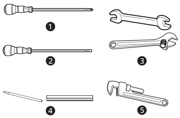 LG CBGS3028 Gas Cooktop - Tools