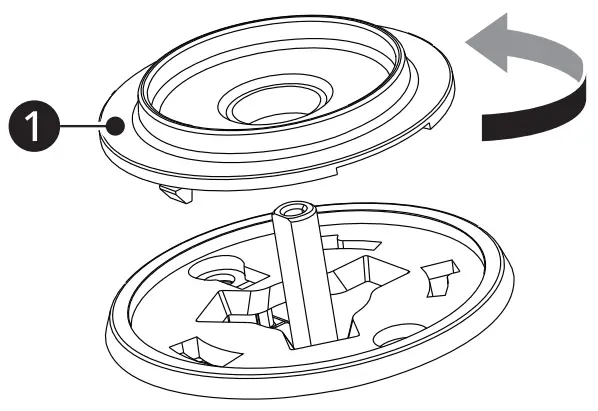 LG CBGS3028 Gas Cooktop - counterclockwise
