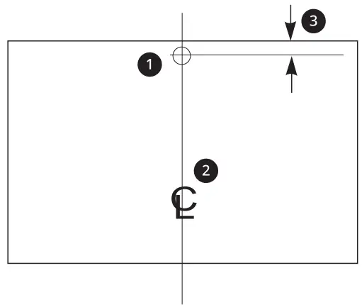 LG CBGS3028 Gas Cooktop - opening in the counter