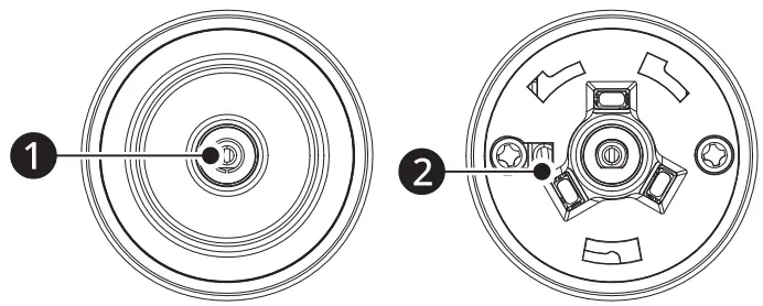 LG CBGS3028 Gas Cooktop - valve stem