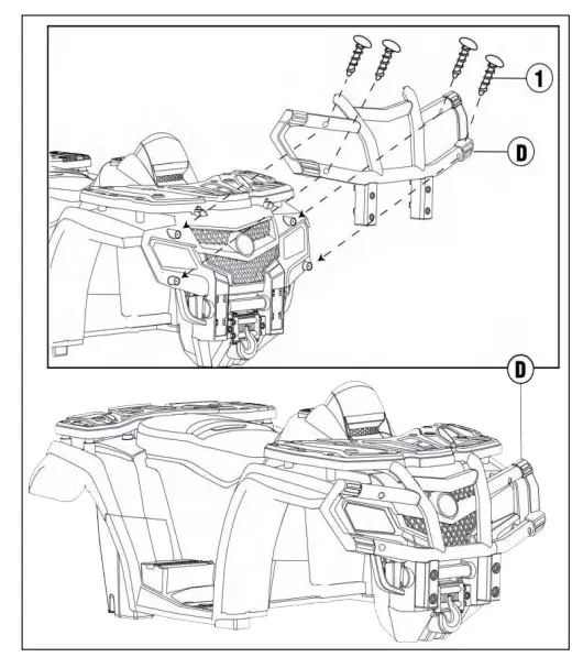 JOYWHALE BW-A20 24V Kids Ride on 2 Seater ATV Car 4WD Quad Electric Vehicle (5)