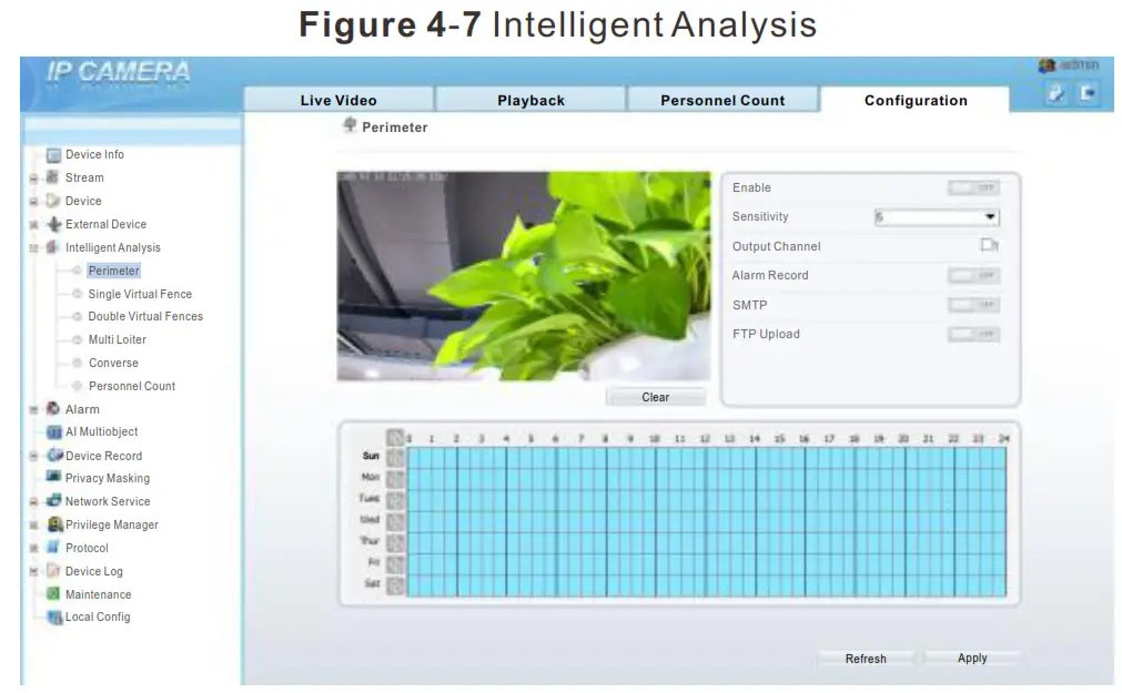 SUNELL SN-IPV8080EEAR-Z Series Vandal Dome Network Camera - Setting