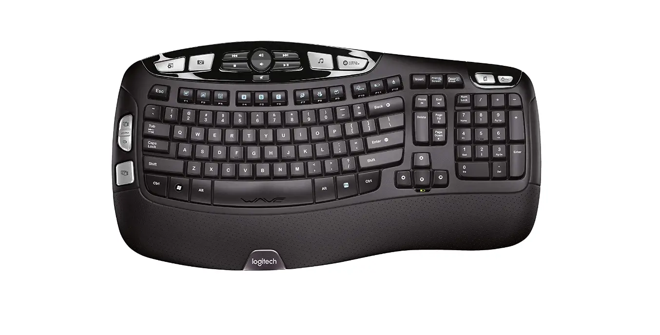 Logitech K350 Wireless Wave Ergonomic Keyboard User Guide Logitech K350 Wireless Wave Ergonomic Keyboard User Guide
