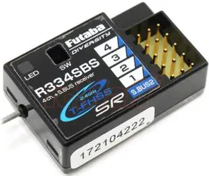 Futaba R334SBS-E R-FHSS SR HV 4-Channel Receiver