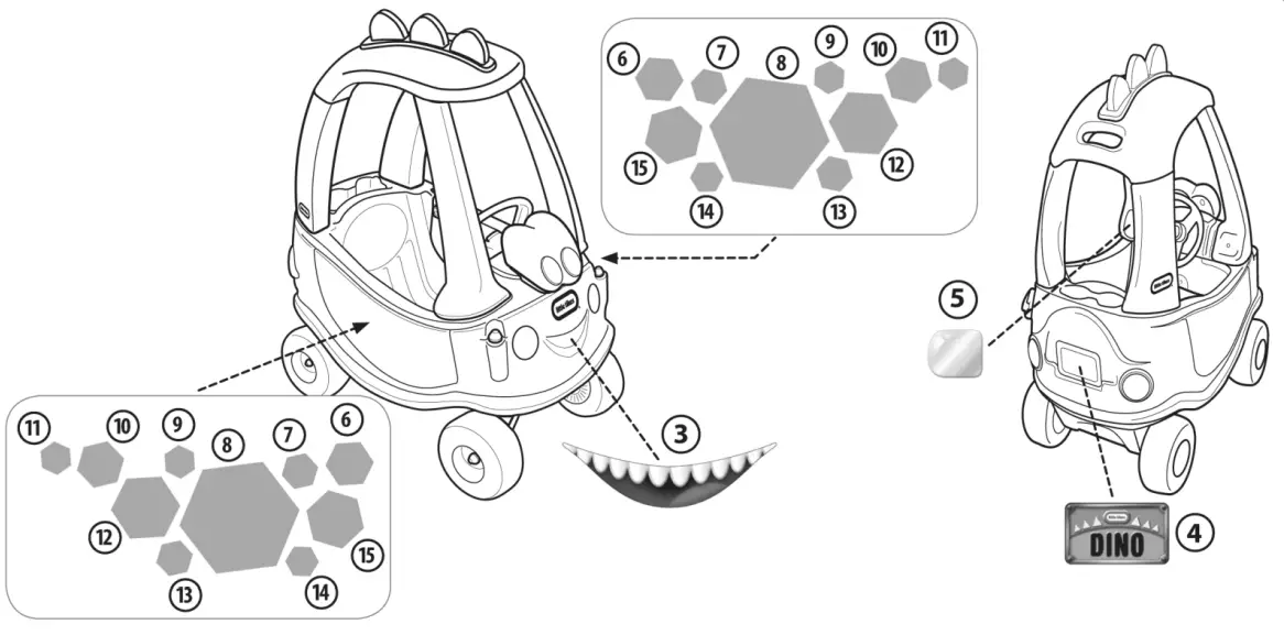 little tikes LT173073 Cozy Coupe Instruction-