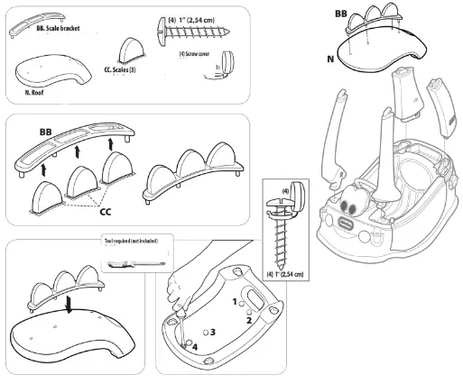 little tikes LT173073 Cozy Coupe Instruction-1
