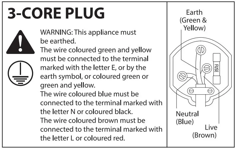BLAUPUNKT 368418 6 Litre Air Conditioner - 3-CORE PLUG