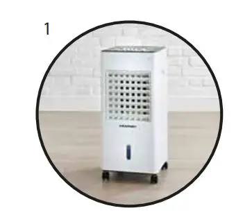 BLAUPUNKT 368418 6 Litre Air Conditioner - DESCRIPTION OF PARTS