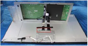 BenQ LCD Monitor PD3200Q Recycle Disassemble - Remove the main frame from the panel 1