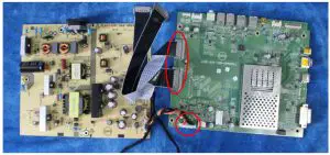 BenQ LCD Monitor PD3200Q Recycle Disassemble - remove the cables