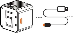 RunCam 25210 5 Orange 4K HD Action Cam Connection to Computer A