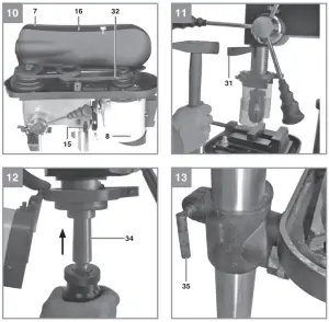 Einhell TC BD 630 Bench Drill - figure 5