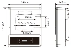 GOODWE DNS Series Dual MPPT Single Phase Solar Inverter Gw4200d Ns - figure 2