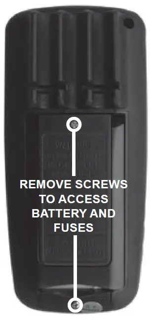 SEALEY TM101 Professional Digital Multimeter NCVD - 7 Function battery