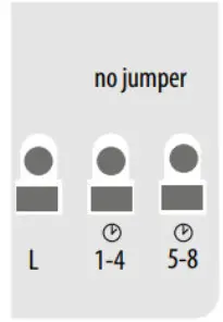 SALUS Wiring Centre KL08NSB- OPTION 2