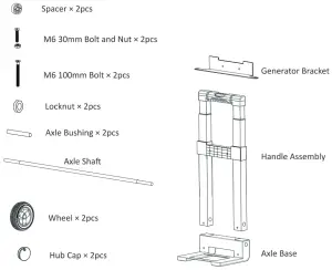NATURE S GENERATOR Elite Platinum System - Cart Parts