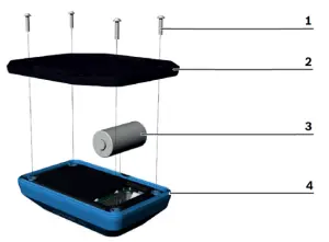 SpotSee SpotBot BLE Shock Watch - Battery