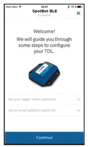 SpotSee SpotBot BLE Shock Watch - PRODUCT MANUAL