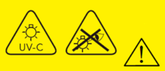 PHILIPS 36W UVC Disinfection Chamber UVCC090 - WARNING