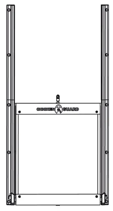 CHICKEN GUARD B07G9MPCKT Self-Locking Door Kit