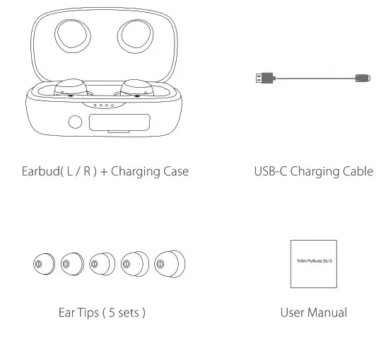 Tribit BTH92S BTH92S1 True Wireless Earbuds