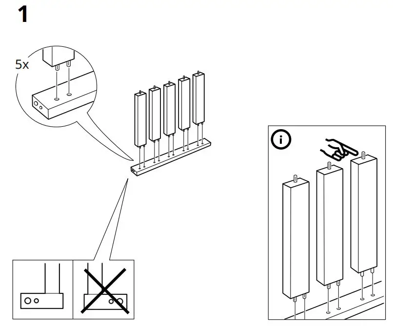 IKEA 800.359.20 FÖRHÖJA Kitchen Cart Birch Instruction Manual - Installation