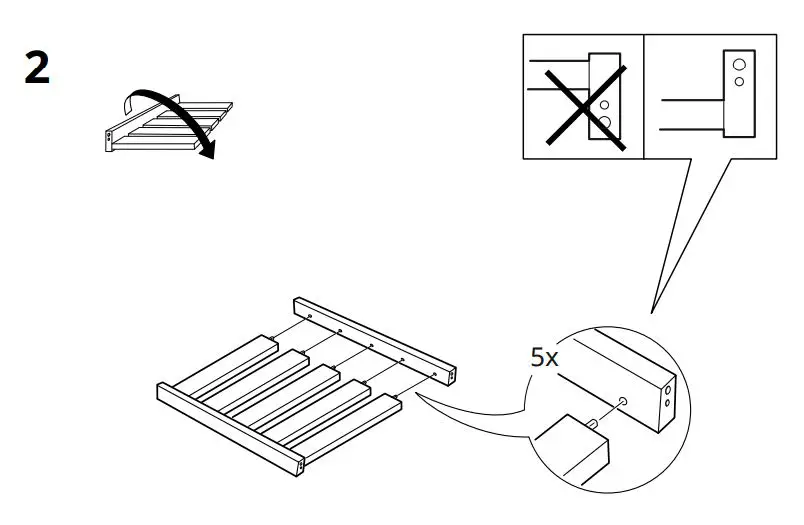 IKEA 800.359.20 FÖRHÖJA Kitchen Cart Birch Instruction Manual - Installation